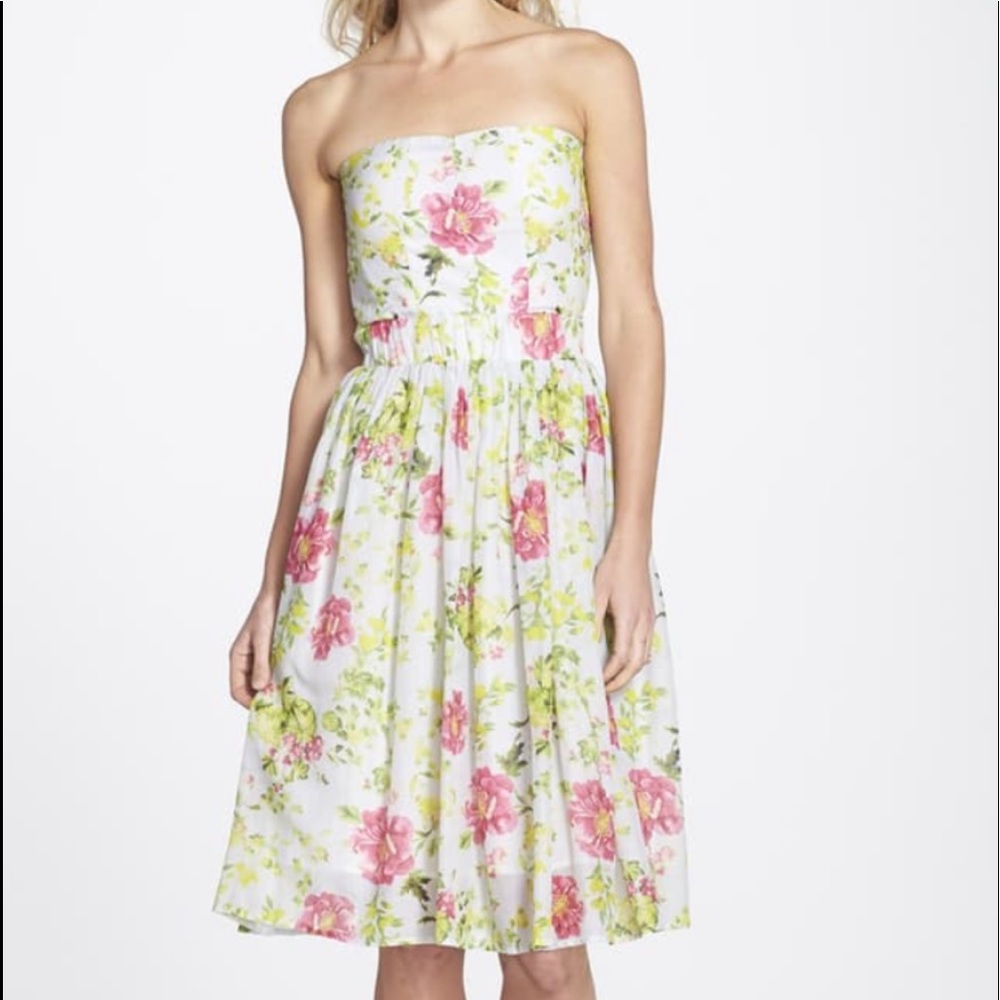 Kaya and Sloan fit and flare midi floral dress
